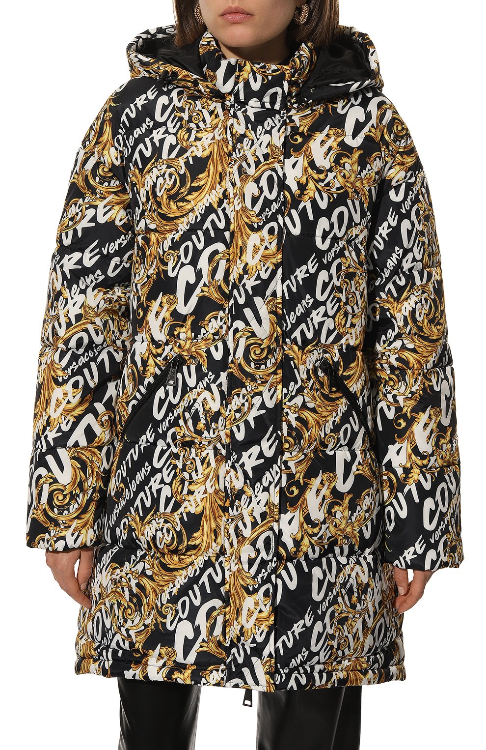 Пуховик VERSACE JEANS COUTURE, арт. 73HAT400-73DP400 50D PRINTED L0G0/CQS41, фото 3