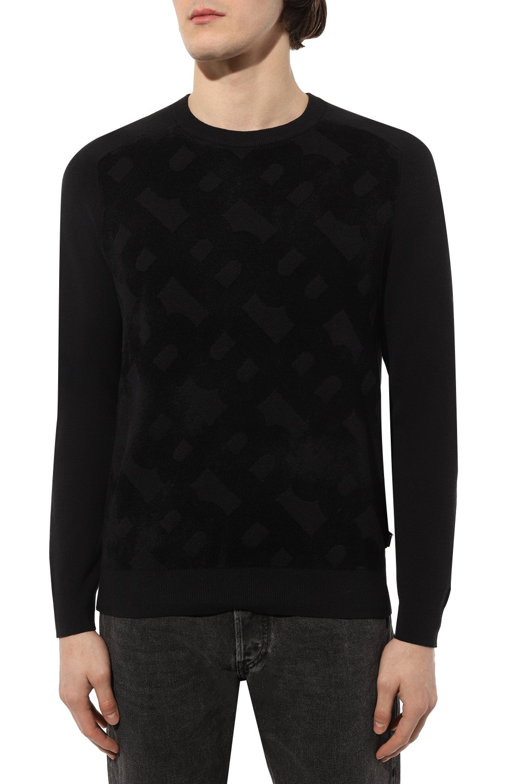 Свитер из вискозы и хлопка BOSS, арт. 50482270, фото 3