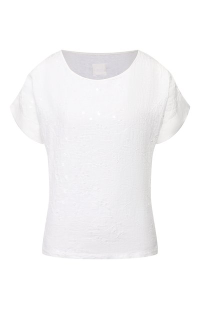 Женский льняной топ 120% LINO, арт. R0W70FJ/F814/000