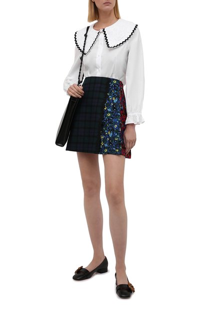 Юбка из хлопка и шерсти VIVETTA, арт. 21I V2M0/C021/3023, фото 2