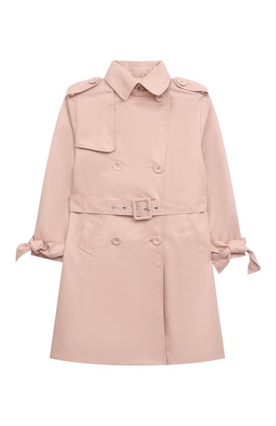 Хлопковый тренч ZHANNA & ANNA светло-розового цвета по цене 26000 руб., арт. ZALP12112020_1, фото 1 Хлопковый тренч ZHANNA & ANNA, арт. ZALP12112020_1, фото 1