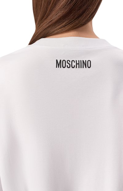 Хлопковая футболка MOSCHINO, арт. A0701/5442, фото 5