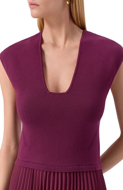 Комбинированное платье BOSS, арт. 50549110, фото 4