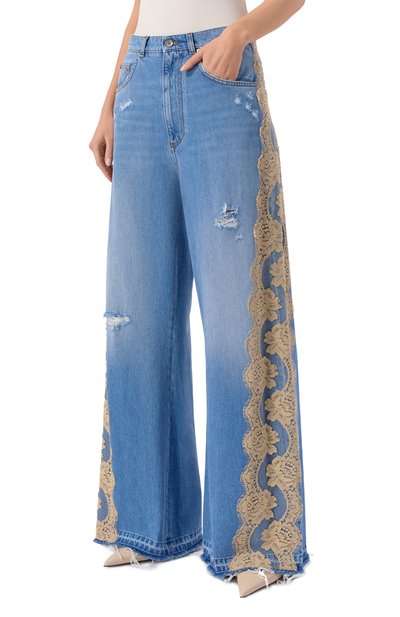 Джинсы boyfriend DOLCE & GABBANA голубого цвета по цене 199500 руб., арт. FTDGCD/G80G6, фото 3 Джинсы boyfriend DOLCE & GABBANA, арт. FTDGCD/G80G6, фото 3