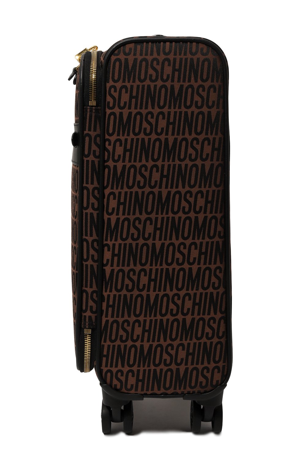 Текстильный чемодан small MOSCHINO коричневого цвета по цене 65950 руб., арт. 2316MA8601/8268, фото 3 Текстильный чемодан small MOSCHINO, арт. 2316MA8601/8268, фото 3