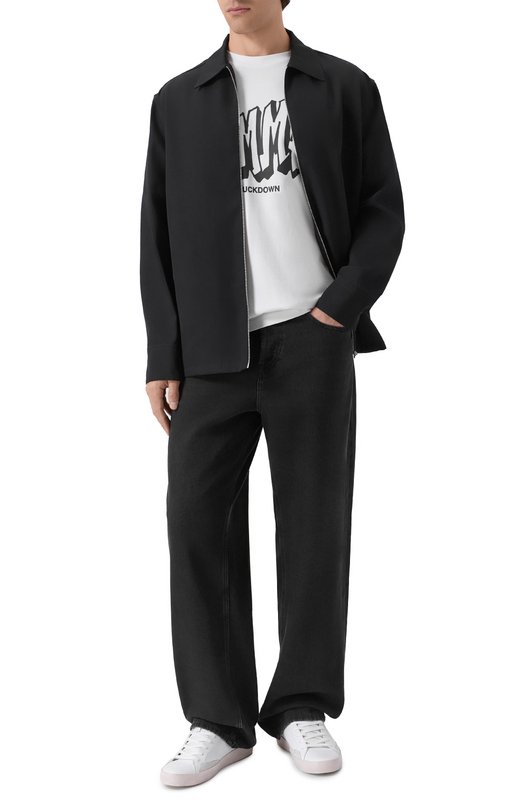 Хлопковая футболка Comme des Fuckdown CFABM01783 Белый  CFABM01783 Фото 2