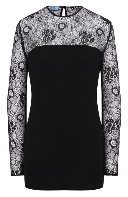 Женский топ из кашемира и шерсти PRADA, арт. P24T0V-1VK5-F0806-192