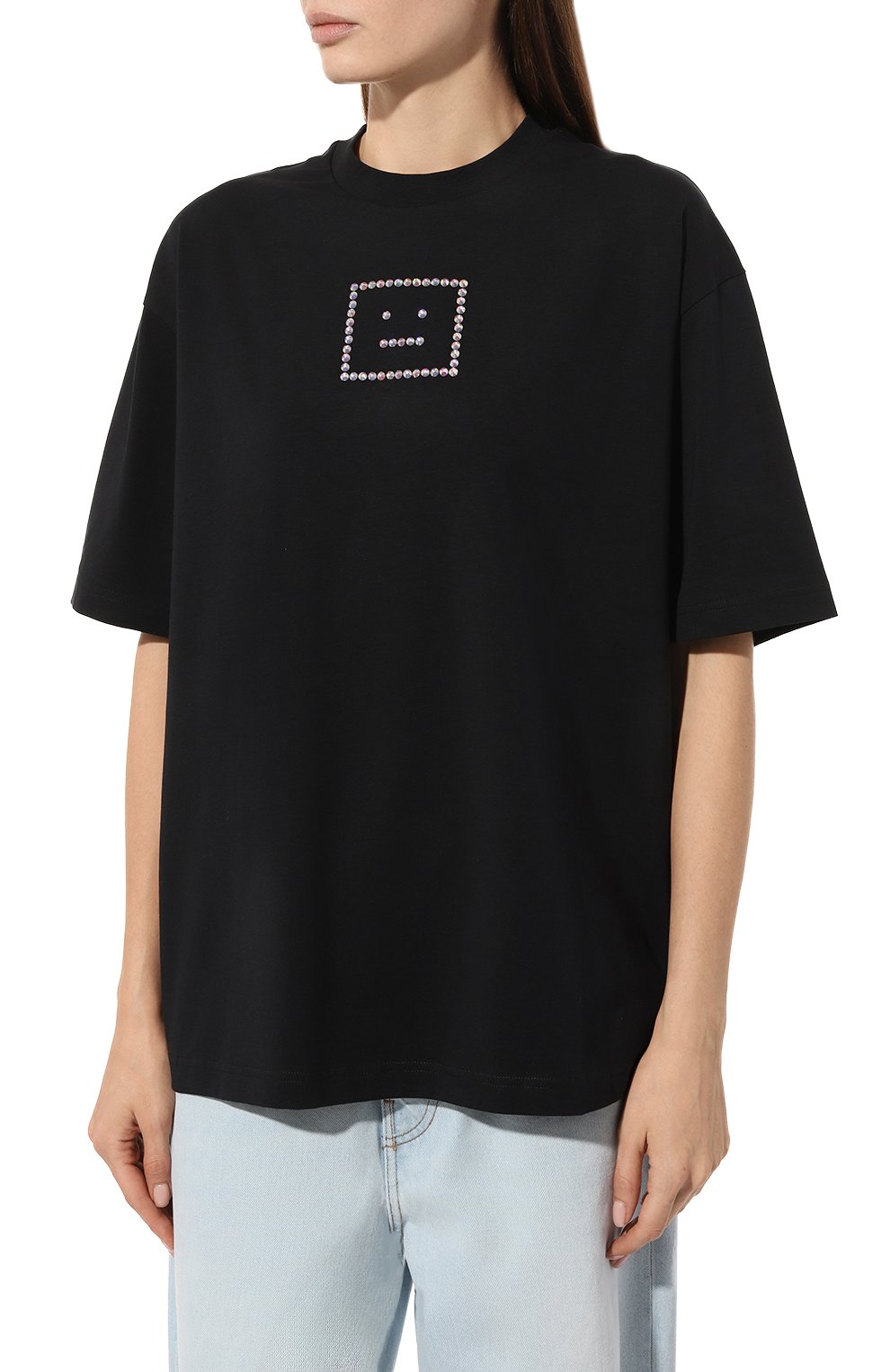 Хлопковая футболка ACNE STUDIOS, арт. FA UX TSHI000166900, фото 3