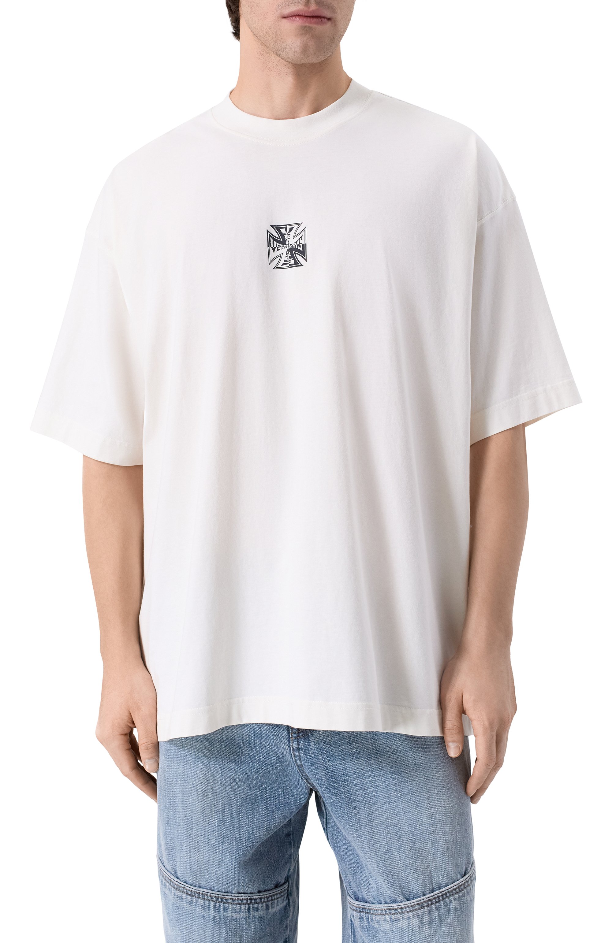 Хлопковая футболка VETEMENTS, арт. ME76TR168V/1200 LIGHT JERSEY, фото 3