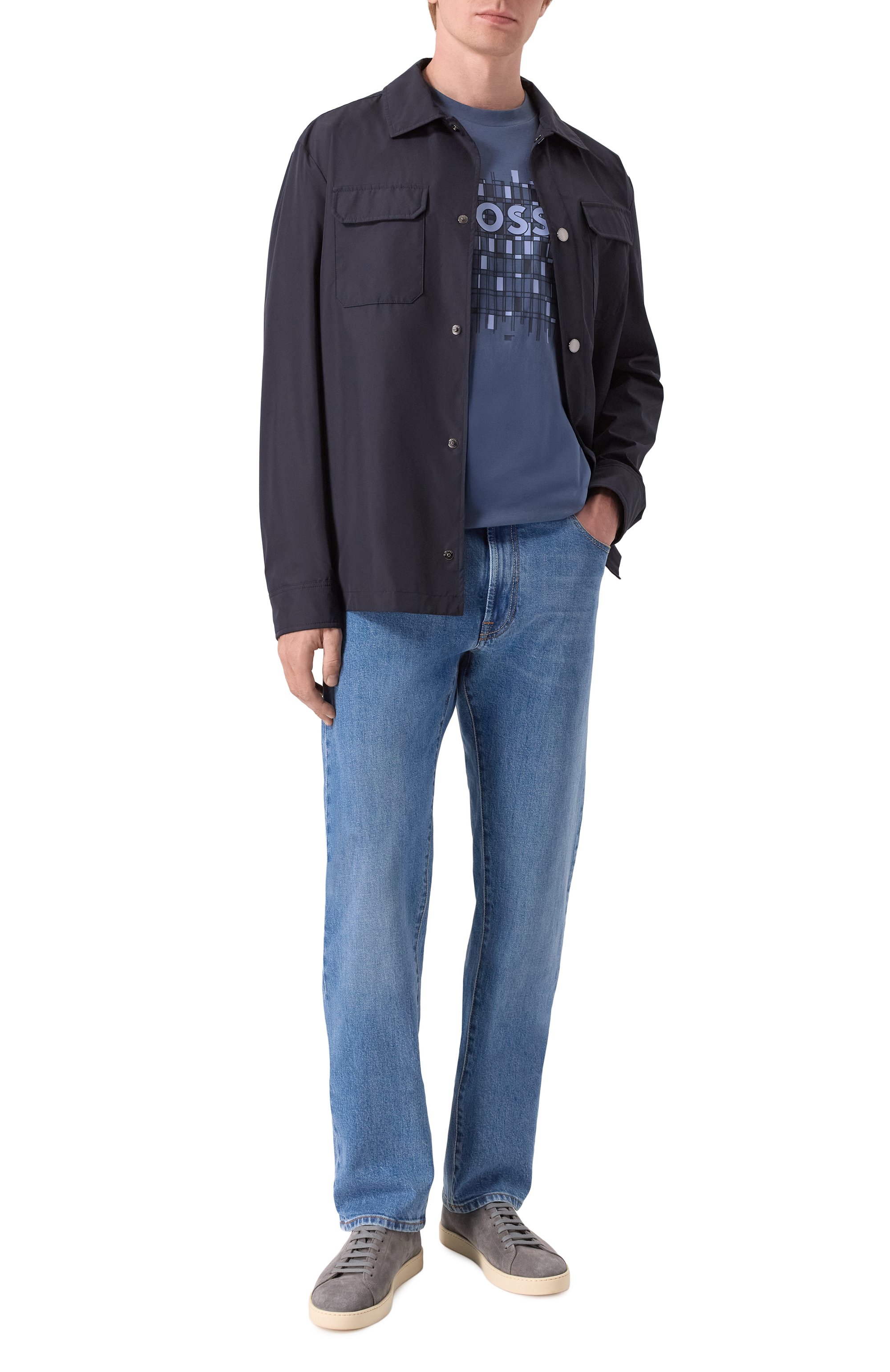 Хлопковая футболка BOSS, арт. 50555799, фото 2