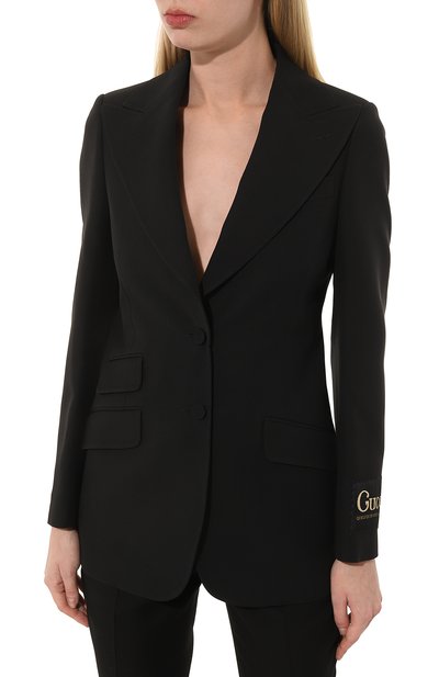 Жакет из шелка и шерсти GUCCI, арт. 632983 ZAD88, фото 3