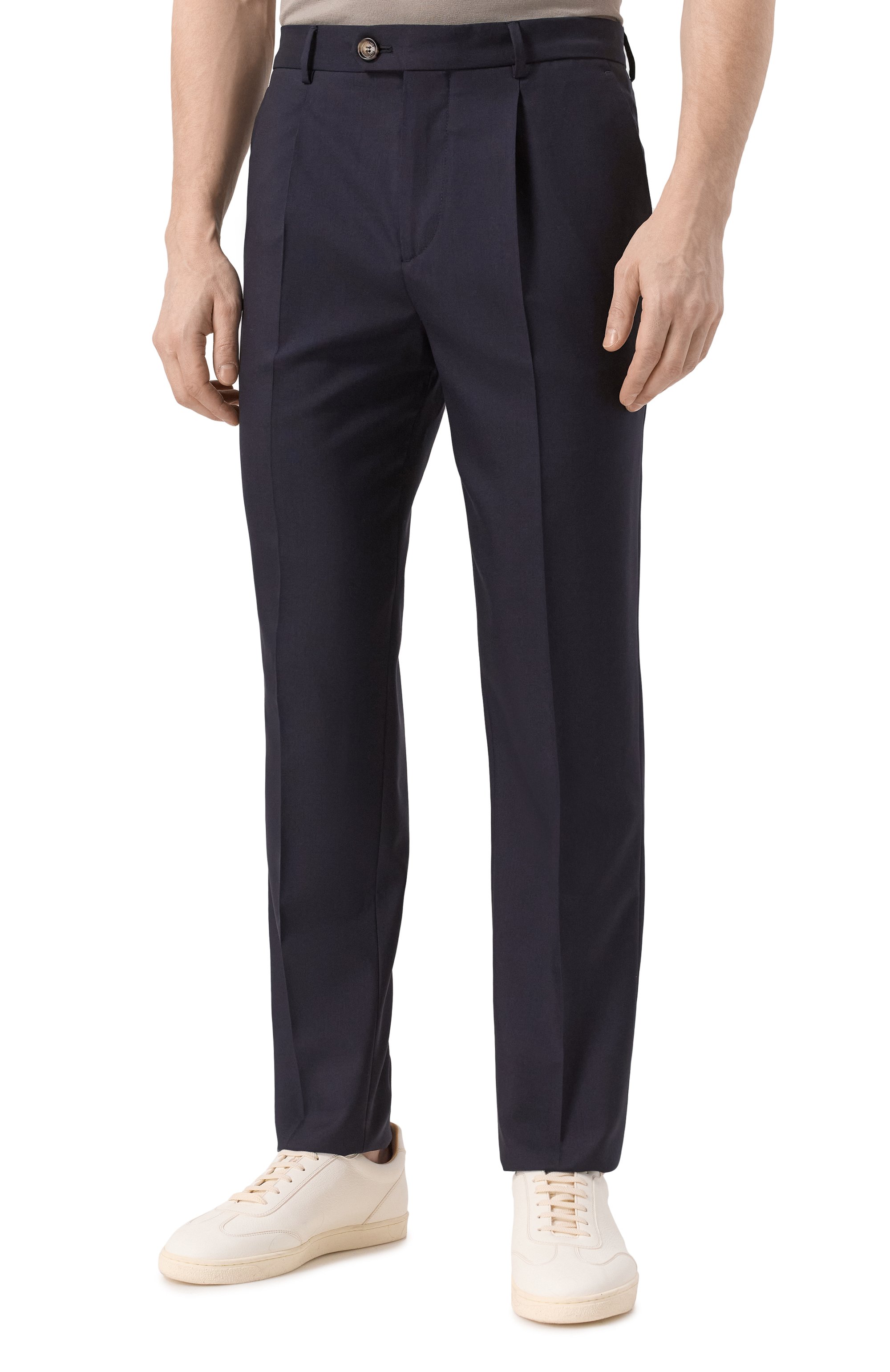 Шерстяные брюки BRUNELLO CUCINELLI, арт. MB407E1450, фото 3