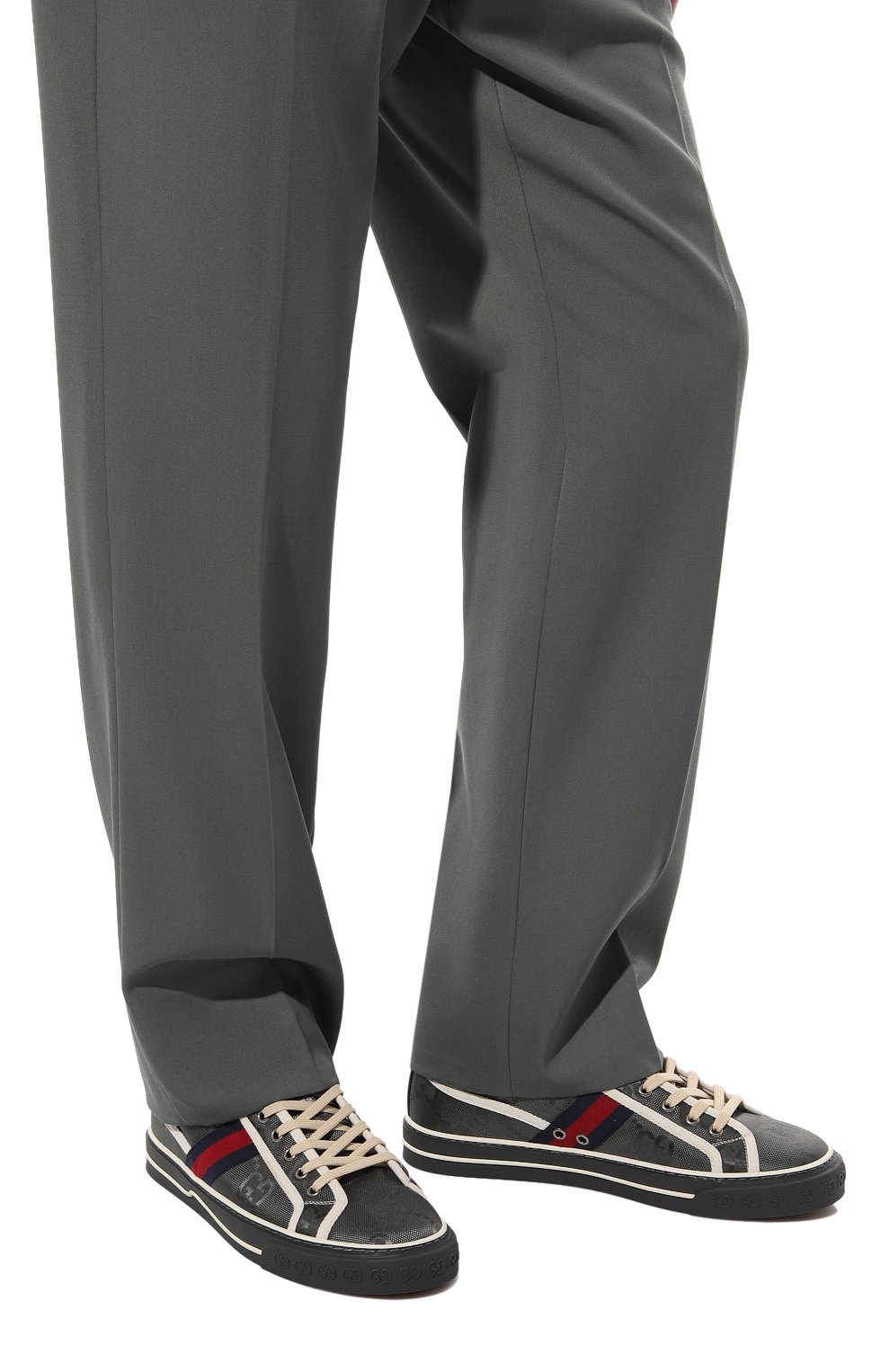 Текстильные кеды gucci tennis 1977 GUCCI, арт. 628717 H9H80, фото 3