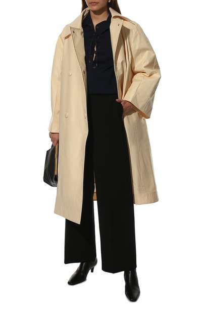 Плащ JIL SANDER желтого цвета по цене 315000 руб., арт. JSCU440049-WU451650B, фото 2 Плащ JIL SANDER, арт. JSCU440049-WU451650B, фото 2