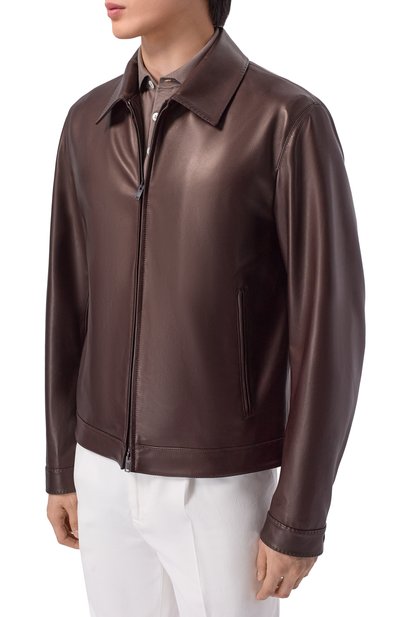 Кожаная куртка MVST, арт. M26.2PM.L021/L011 NAPPA CREAM, фото 3