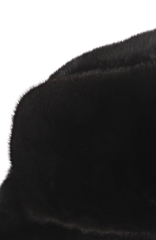 Меховая шапка-ушанка из норки VICTORIA KUSENKOVA 332800002115 Чёрный  332800002115 Фото 3