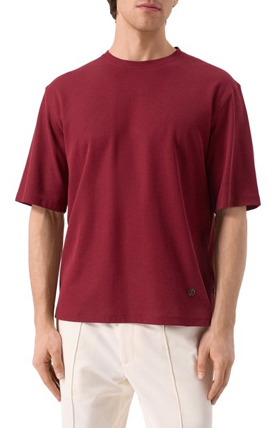 Футболка из хлопка и шелка STEFANO RICCI, арт. MNH5103910/CTK01S, фото 3