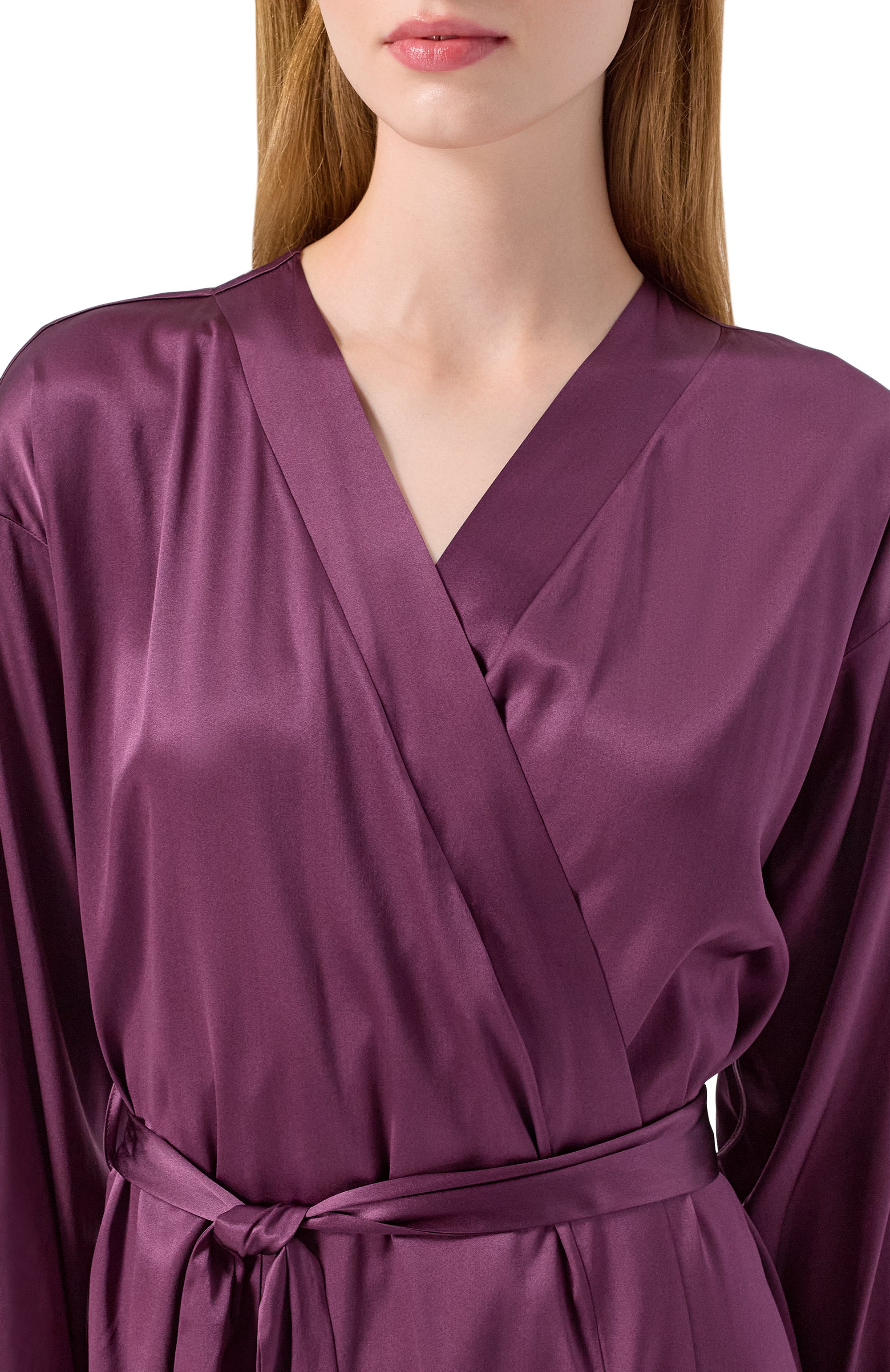 Шелковый халат I.D. SARRIERI, арт. J5366, фото 5