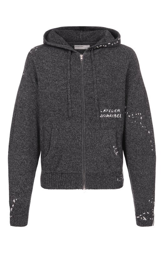 Кардиган DOMREBEL M RENEGADE/KNIT ZIP H00DIE Серый M RENEGADE/KNIT ZIP H00DIE