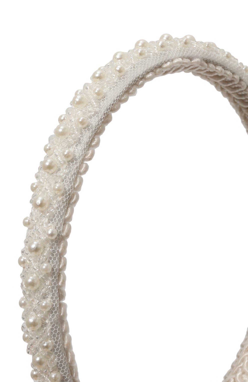 Ободок EIRENE белого цвета по цене 8425 руб., арт. FW2324H58, фото 3 Ободок EIRENE, арт. FW2324H58, фото 3