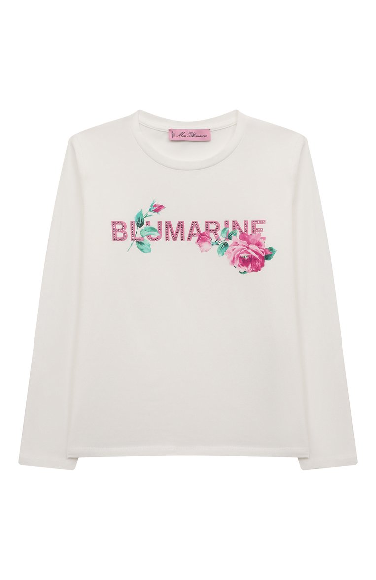 Хлопковый лонгслив BLUMARINE, арт. IF3189J5003, фото 1