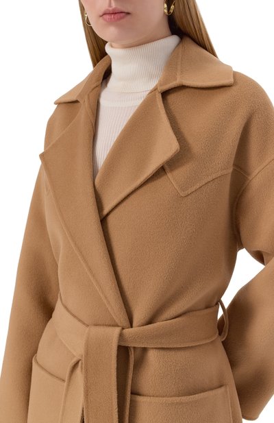 Пальто из шерсти и шелка NANUSHKA, арт. ALAM0, фото 5