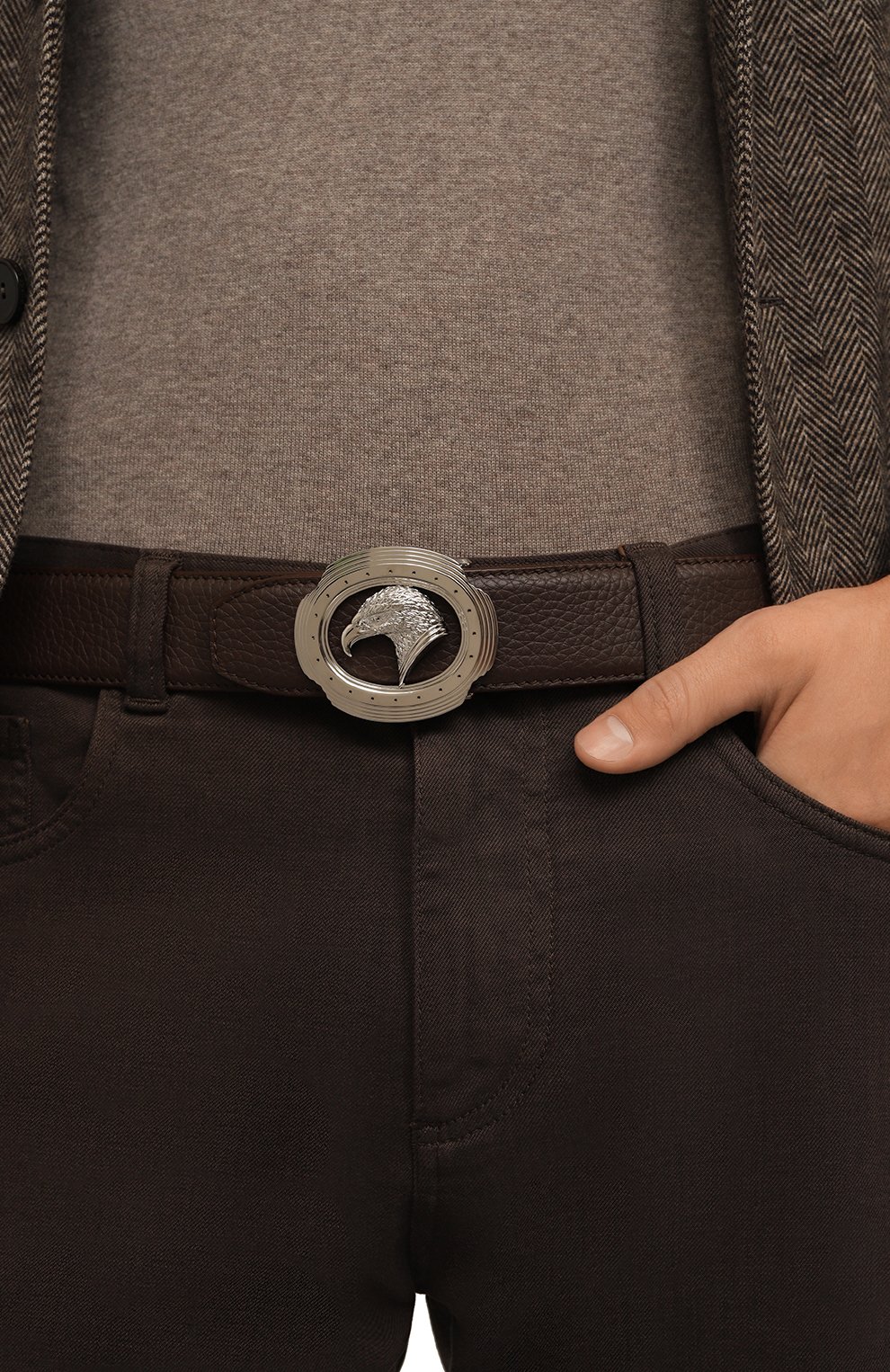 Кожаный ремень STEFANO RICCI, арт. N382VD/C555P, фото 2