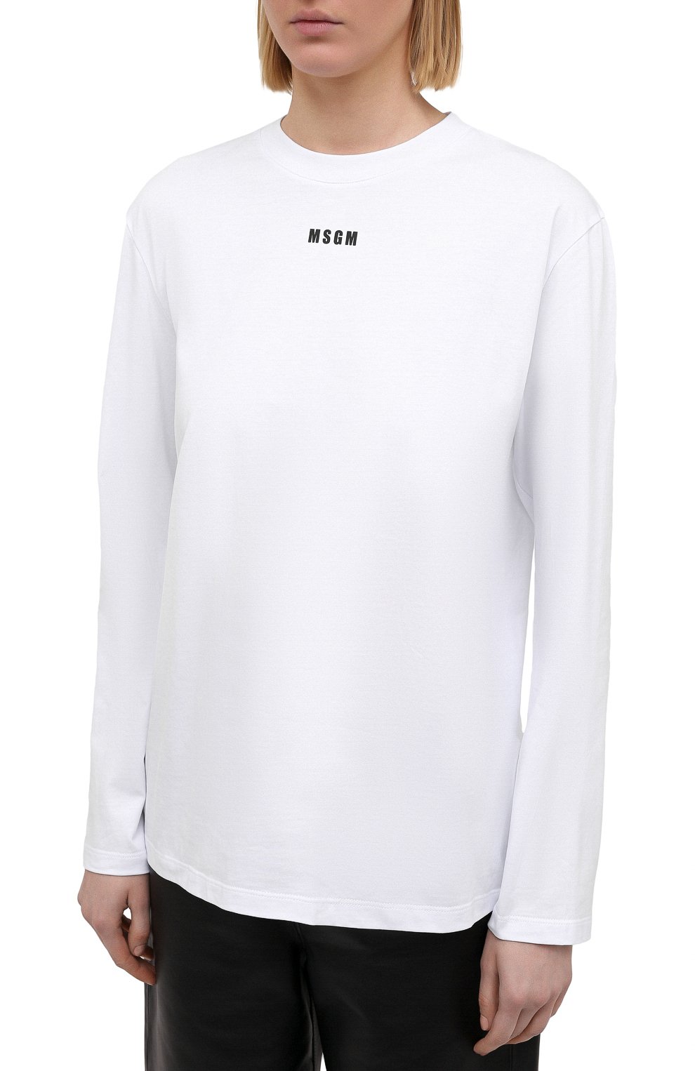 Хлопковый лонгслив MSGM, арт. 3041MDM64 217298, фото 3