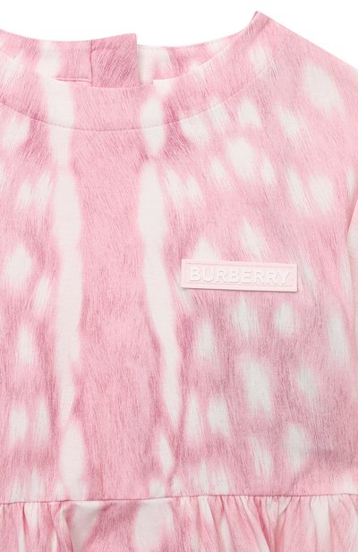 Хлопковое платье BURBERRY, арт. 8048066, фото 3