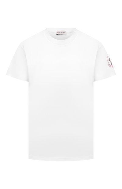 Женская хлопковая футболка MONCLER, арт. H1-093-8C000-11-809CR