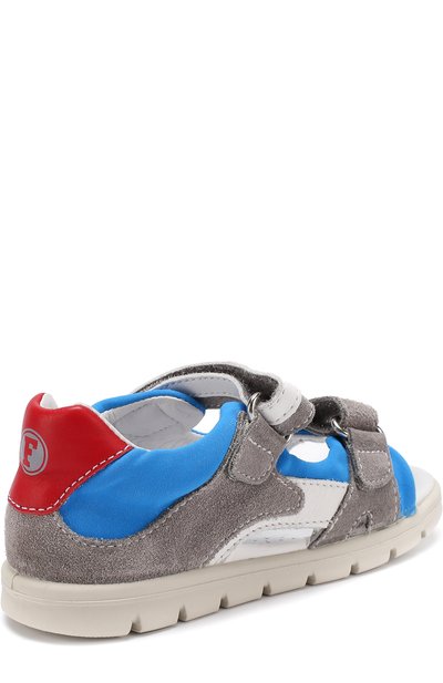 Комбинированные сандалии с застежками велькро FALCOTTO, арт. 0011500605/01, фото 3