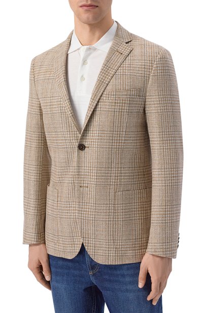 Пиджак из шелка и шерсти CORNELIANI, арт. 27X002/2716215, фото 4