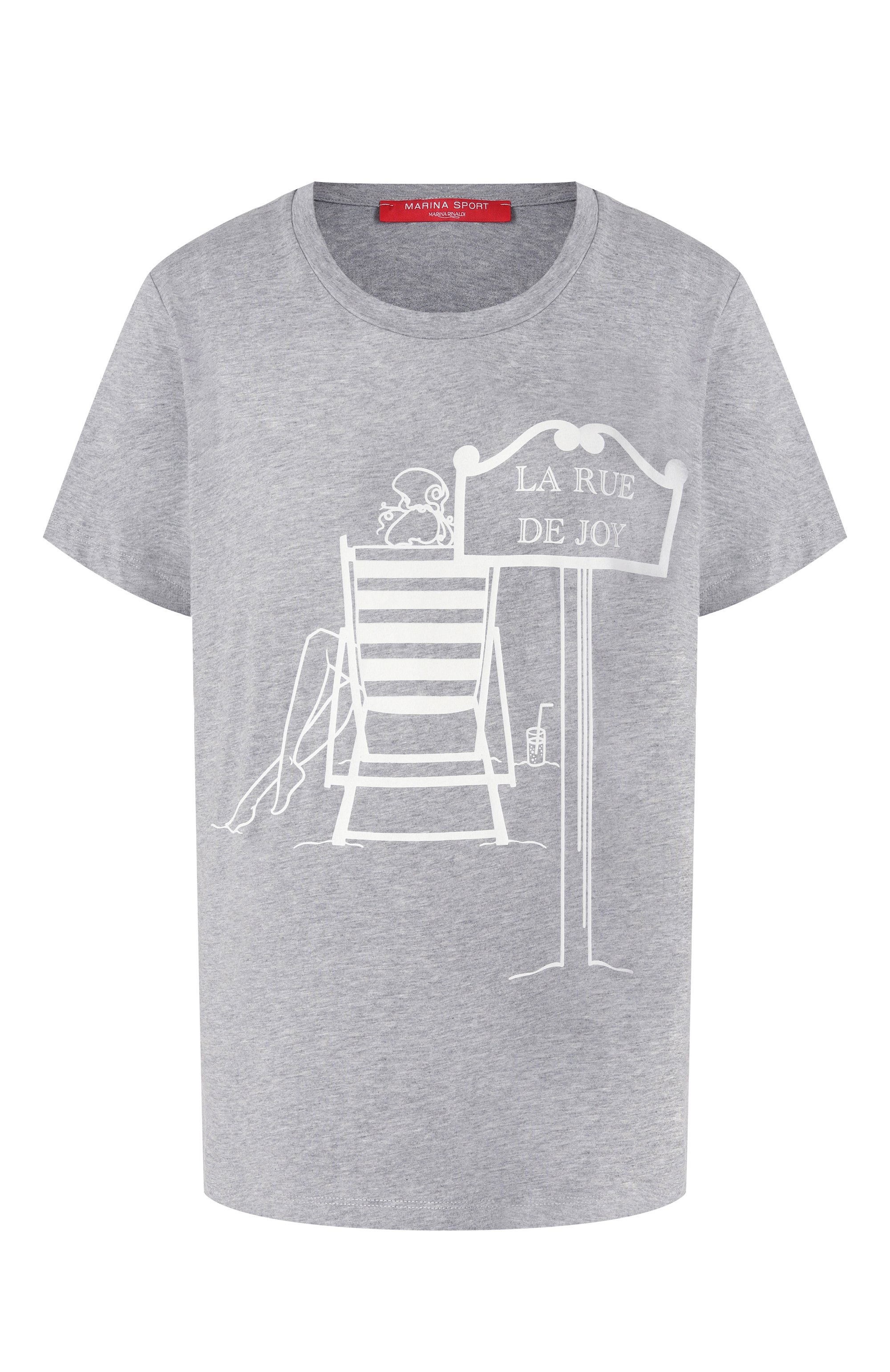 Хлопковая футболка MARINA SPORT, арт. SAGGI0, фото 1