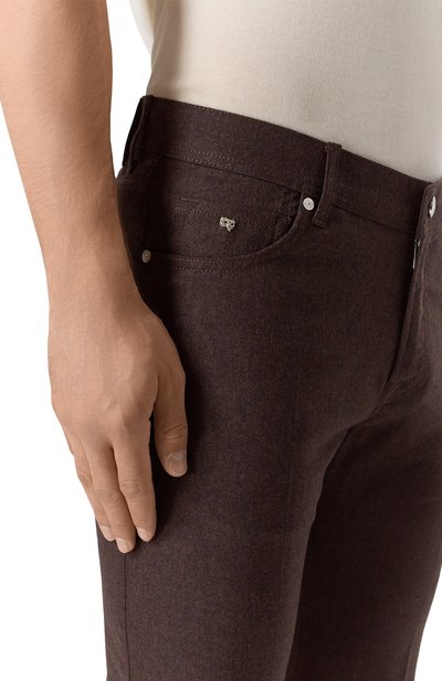 Брюки из шерсти и кашемира MARCO PESCAROLO, арт. NERAN0M/5229, фото 5