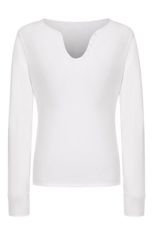 Хлопковый лонгслив Zadig and Voltaire JWTN02607 Белый JWTN02607