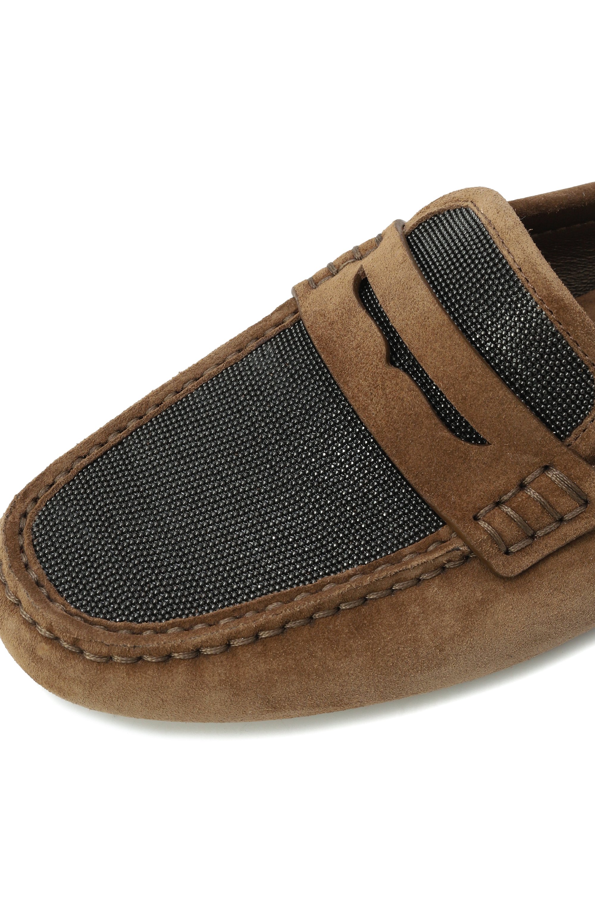 Замшевые мокасины BRUNELLO CUCINELLI коричневого цвета по цене 120500 руб., арт. MZSFG2910, фото 7 Замшевые мокасины BRUNELLO CUCINELLI, арт. MZSFG2910, фото 7