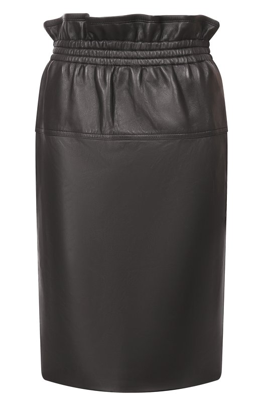 Кожаная юбка Saint Laurent 859163/YCUA2 Чёрный 859163/YCUA2