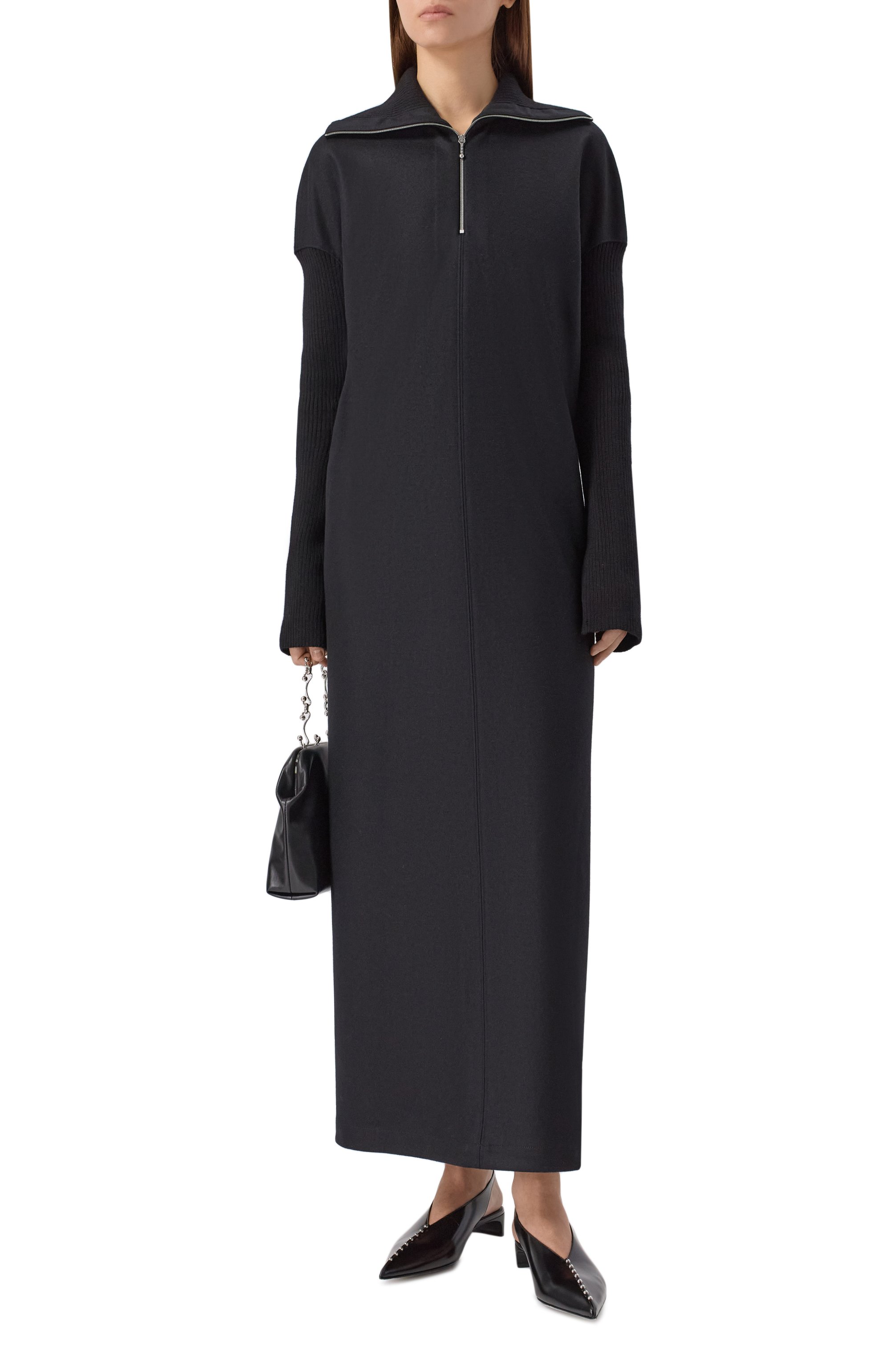 Шерстяное платье JIL SANDER, арт. J02CT0517/J40045, фото 2