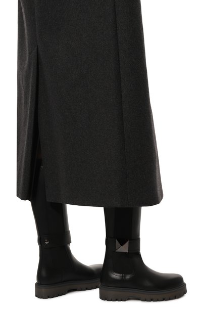 Кожаные сапоги one stud VALENTINO, арт. 3W2S0HH2IJW, фото 3