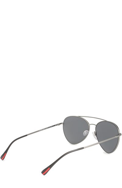 Солнцезащитные очки prada linea rossa PRADA серебряного цвета по цене 14600 руб., арт. 50SS-7CQ5L0, фото 4 Солнцезащитные очки prada linea rossa PRADA, арт. 50SS-7CQ5L0, фото 4