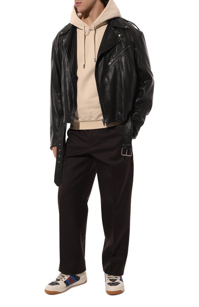 Комбинированные кеды screener GUCCI, арт. 576223 2KQ40, фото 2