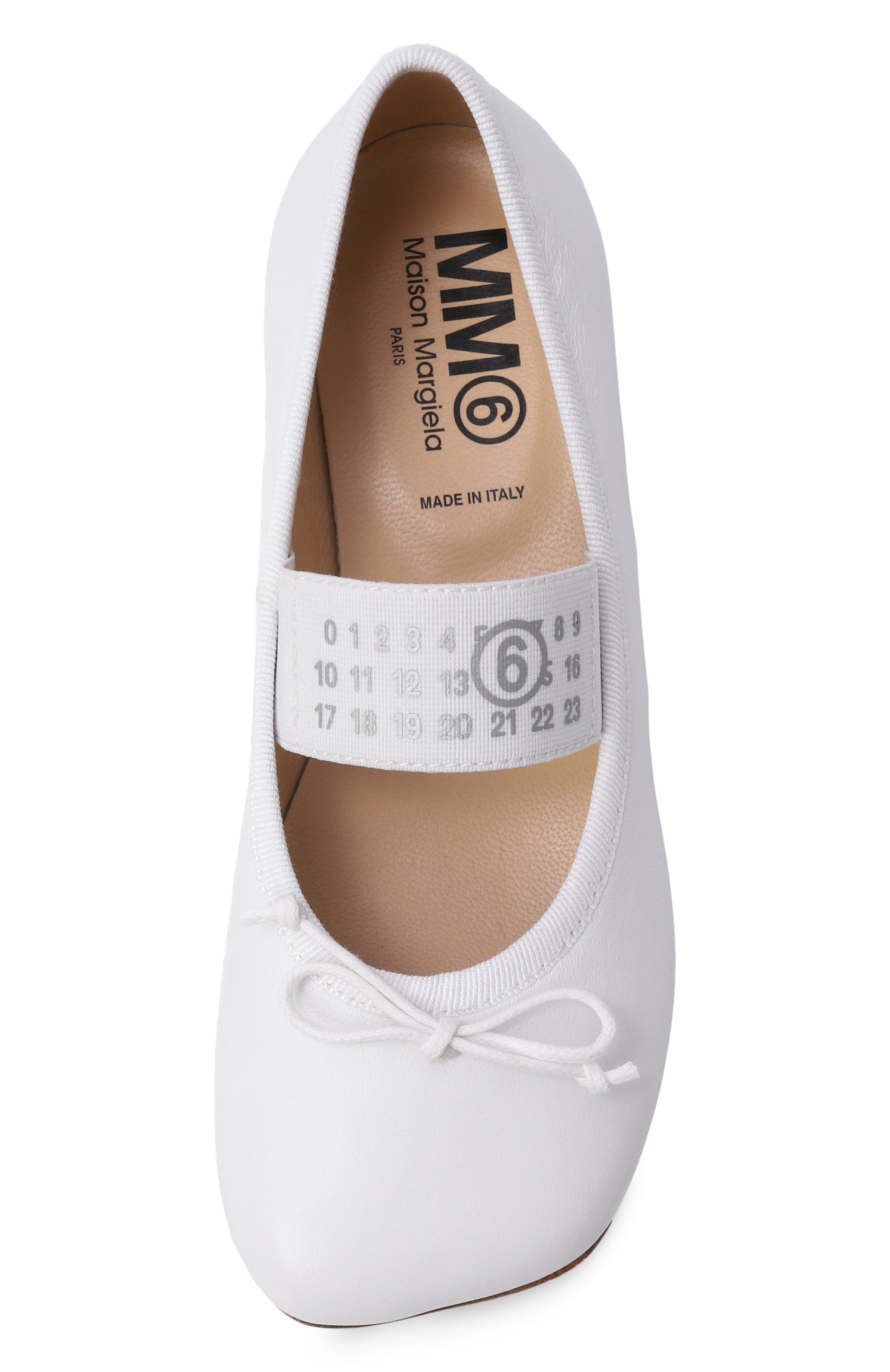 Кожаные балетки MM6, арт. 82398/VAR2, фото 4