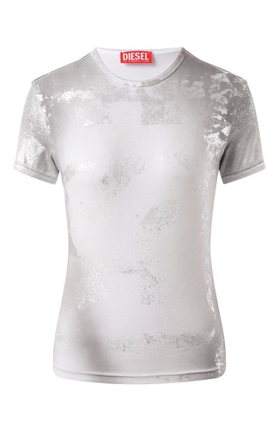 Женская хлопковая футболка DIESEL, арт. A17654/0WIBN