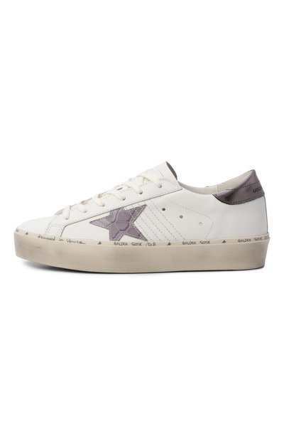 Кожаные кеды hi star GOLDEN GOOSE DELUXE BRAND, арт. GWF00118.F007865, фото 4