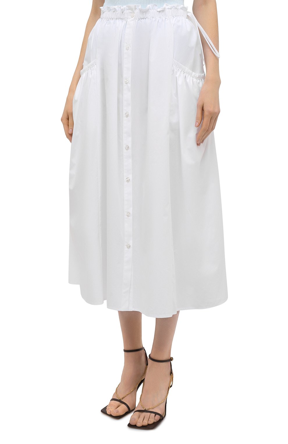 Хлопковая юбка MSGM, арт. 3042MDD115 217307, фото 3