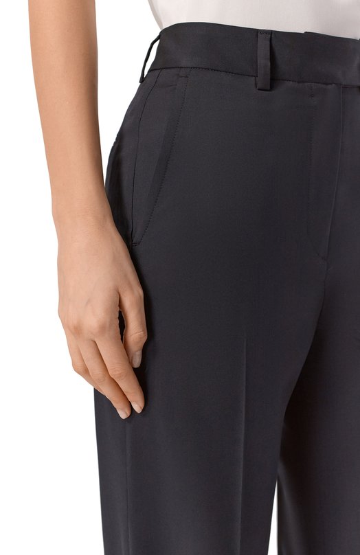 Шерстяные брюки Kiton D48109K01024_001 Чёрный  D48109K01024_001 Фото 5