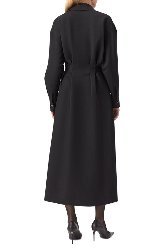 Шерстяное платье MVST TXBEL-Y469 Чёрный  TXBEL-Y469 Фото 4