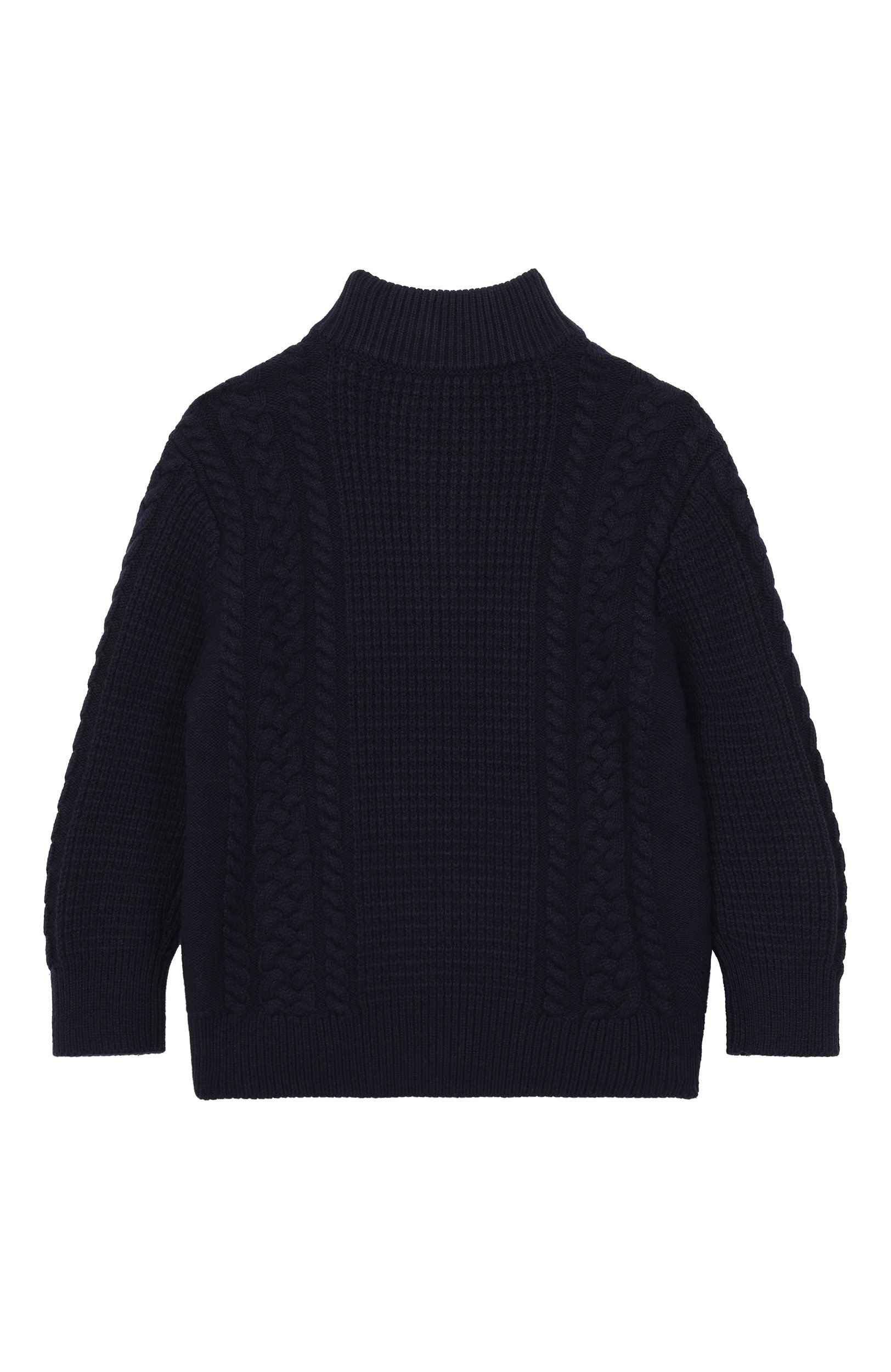 Свитер из хлопка и шерсти EMPORIO ARMANI, арт. EB001591/AF27319, фото 2