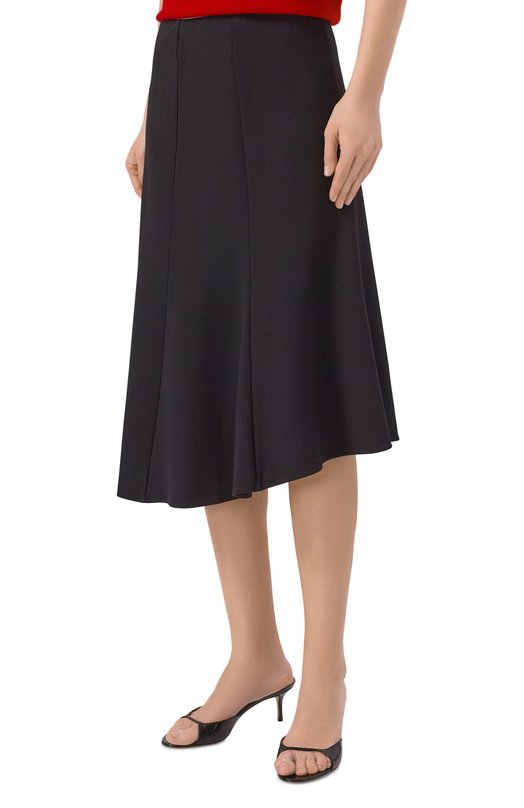 Юбка из вискозы Jil Sander J02MA0365/J20340 Чёрный  J02MA0365/J20340 Фото 3