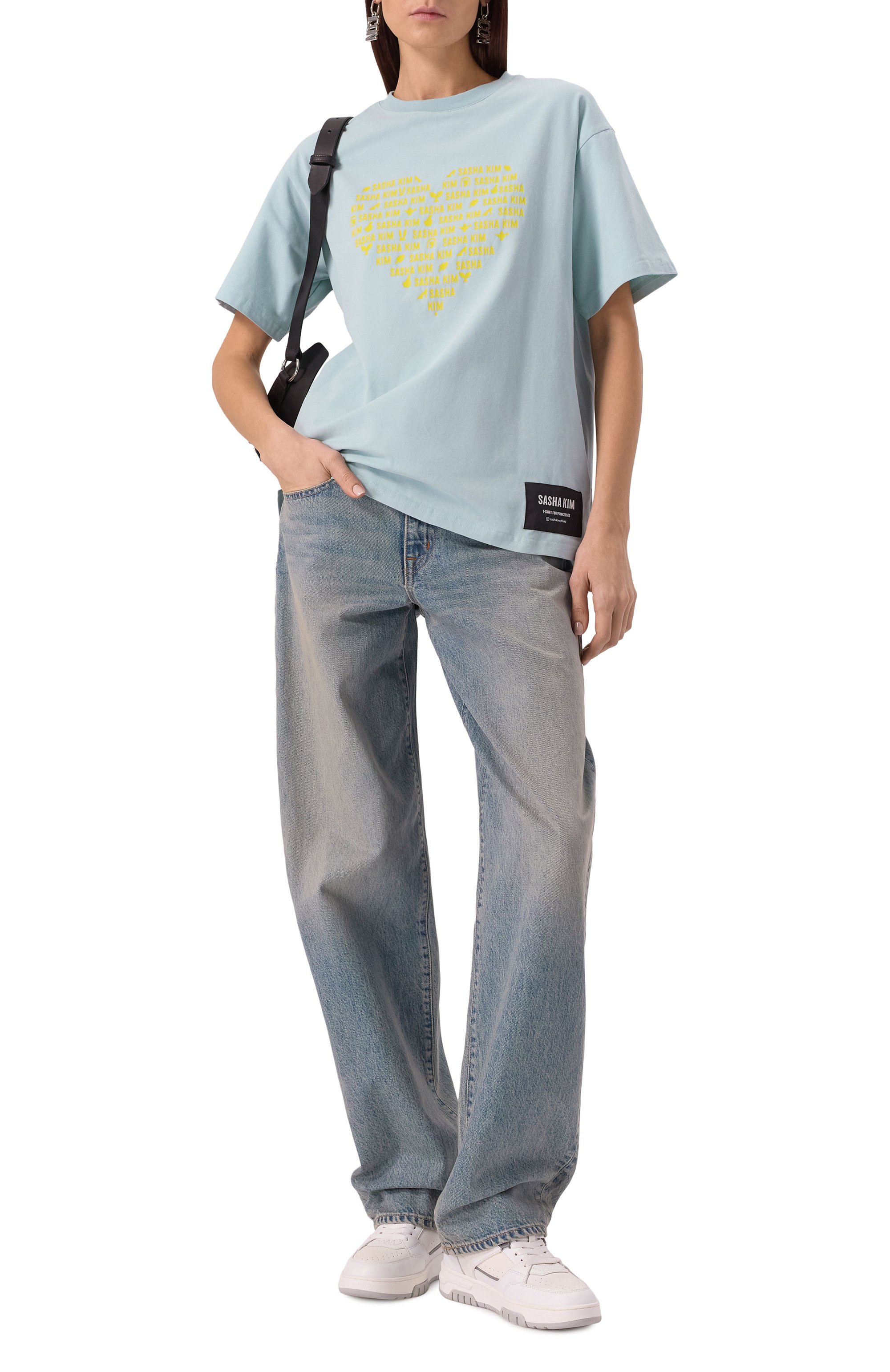 Хлопковая футболка SASHA KIM, арт. УТ-00000615, фото 2